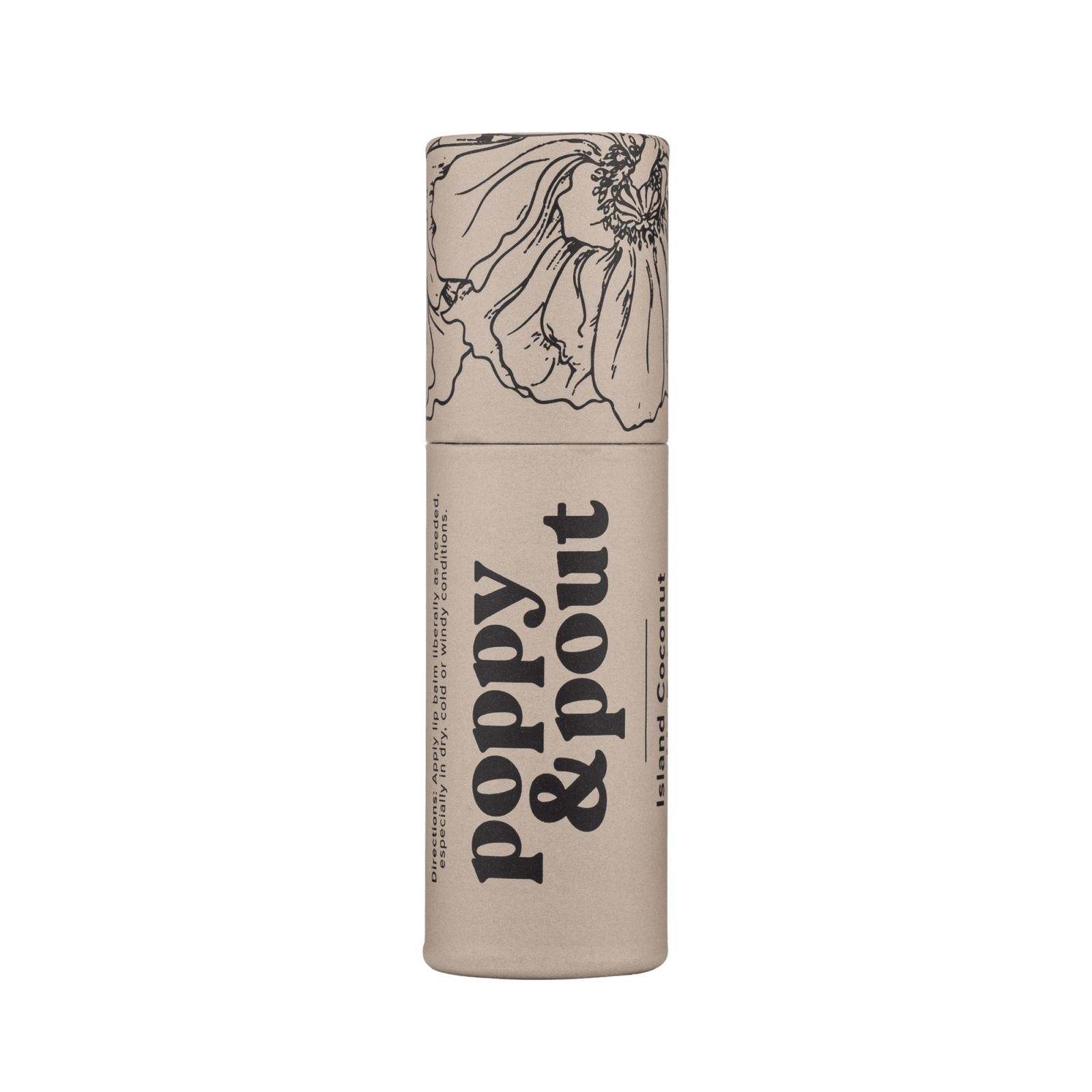 Lip Balm - Island Coconut Poppy & Pout