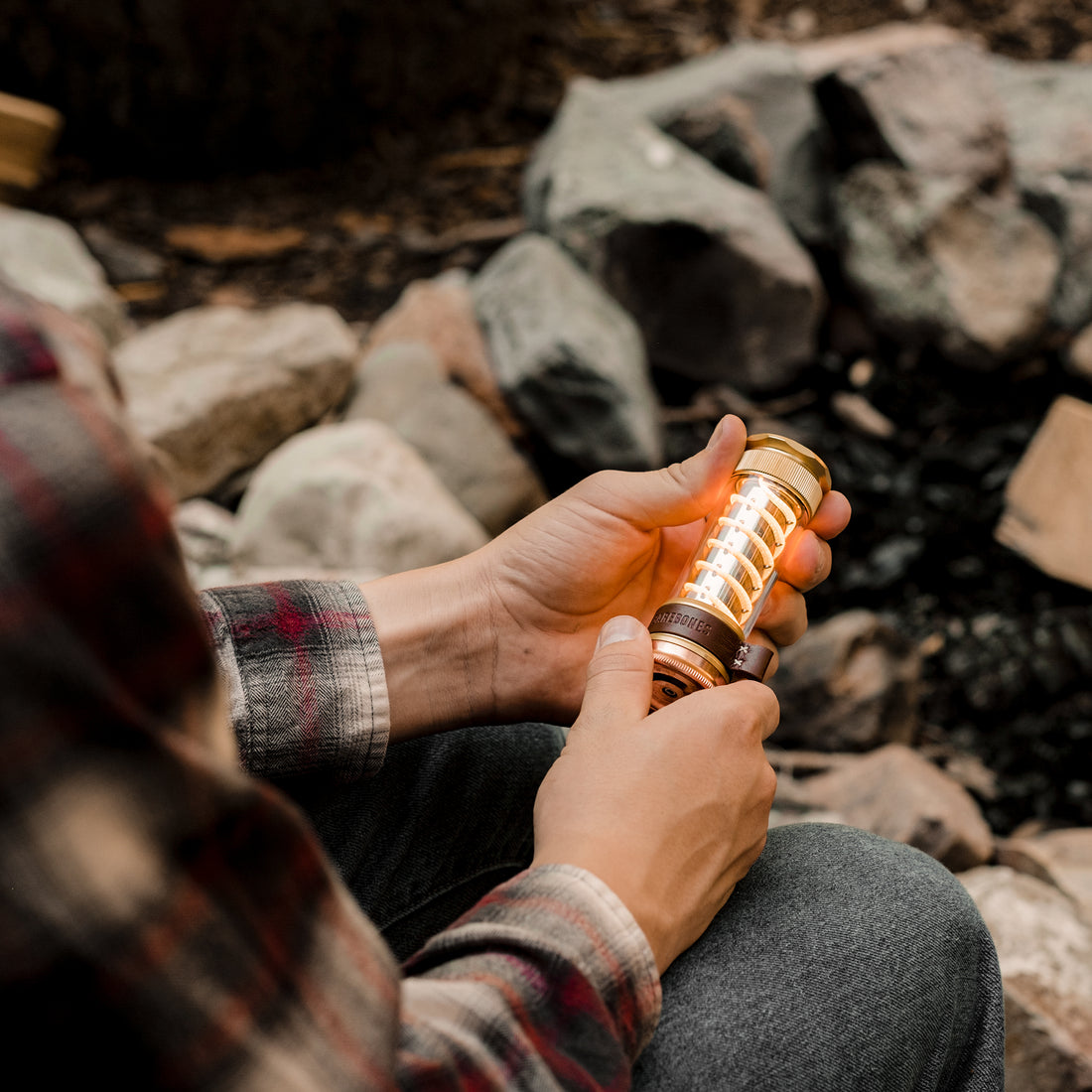 Edison Light Stick - Copper/Bronze Barebones Living