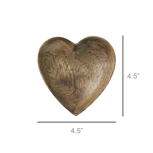 Load image 1 in gallery view. Wooden Heart Tray