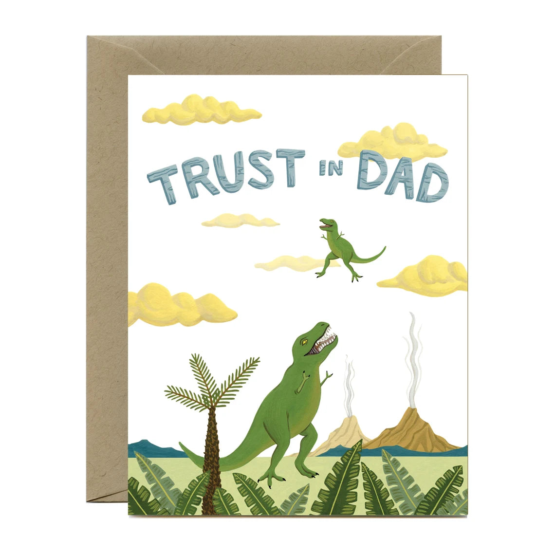 T-Rex Father's Day Card Yeppie Paper