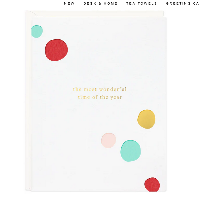 The Most Wonderful Time Holiday Card