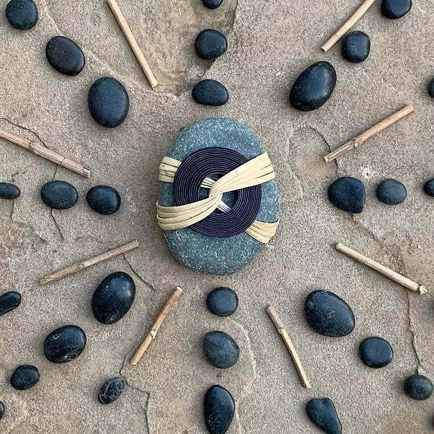 Coiled Wrapped Rock - Medium