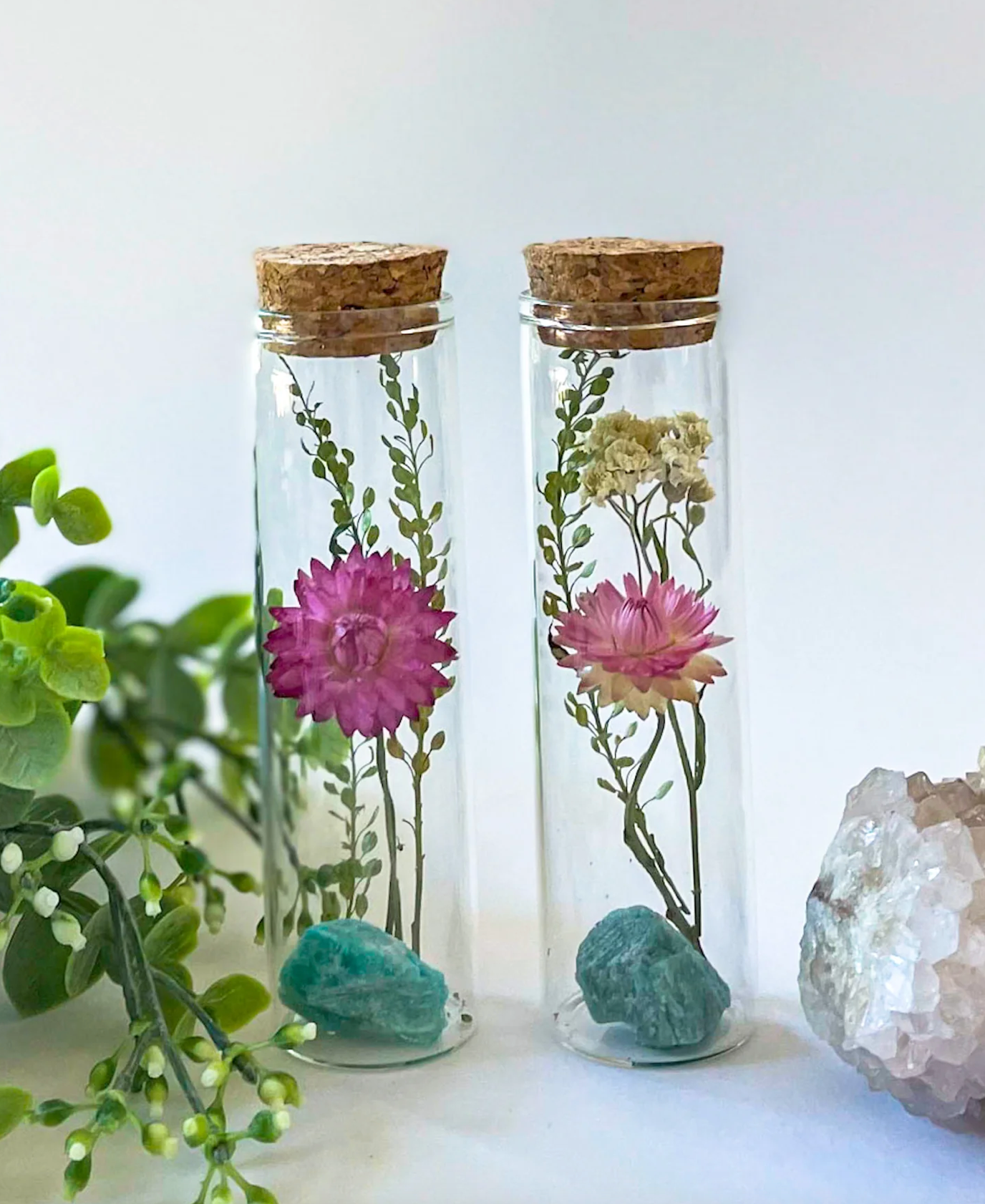 Earth Vessel With Crystals - Mini