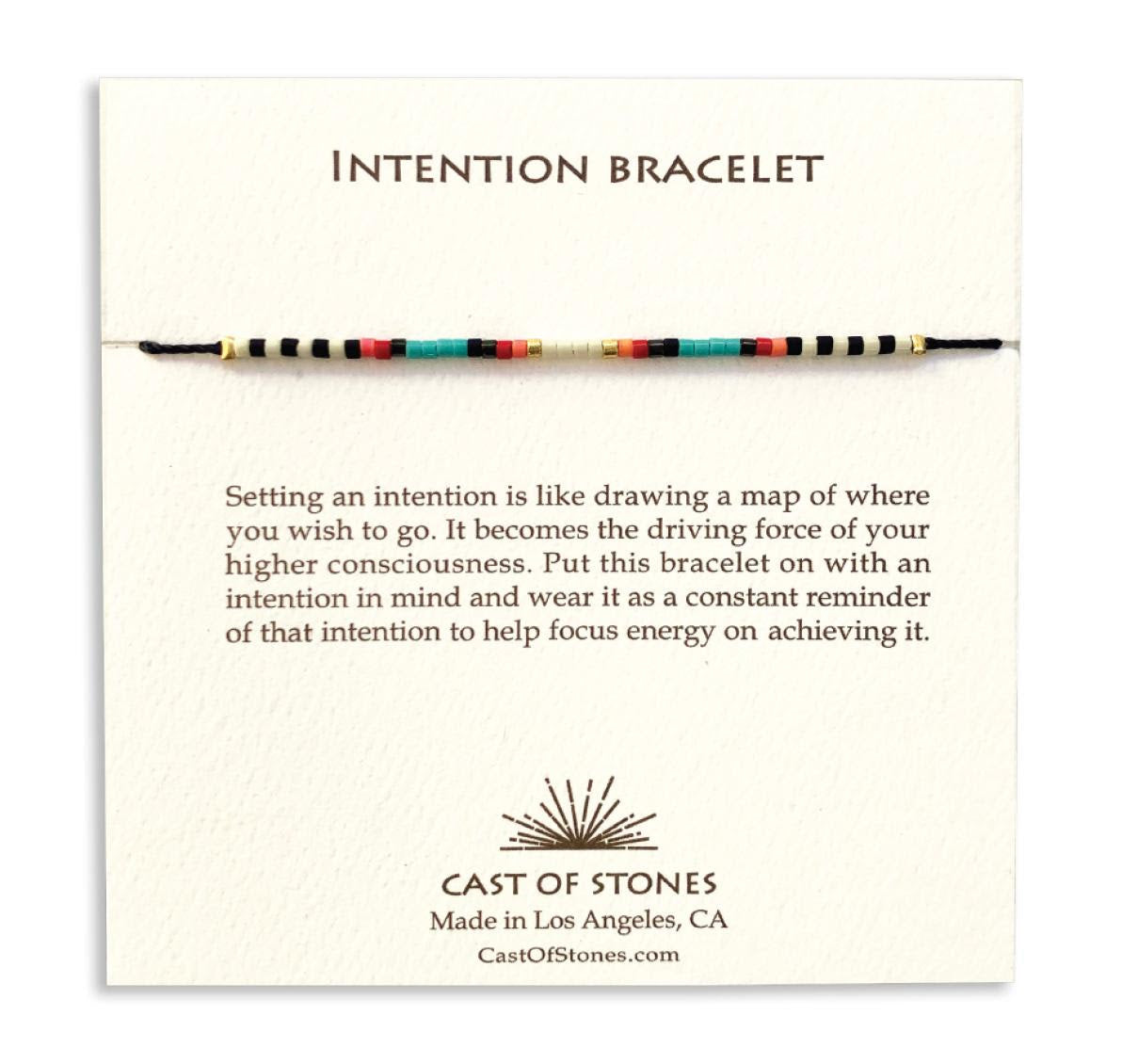 Intention Bracelet - Boho Beach Cast of Stones