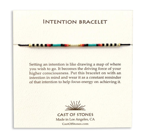 Load image 1 in gallery view. Intention Bracelet - Boho Beach Cast of Stones