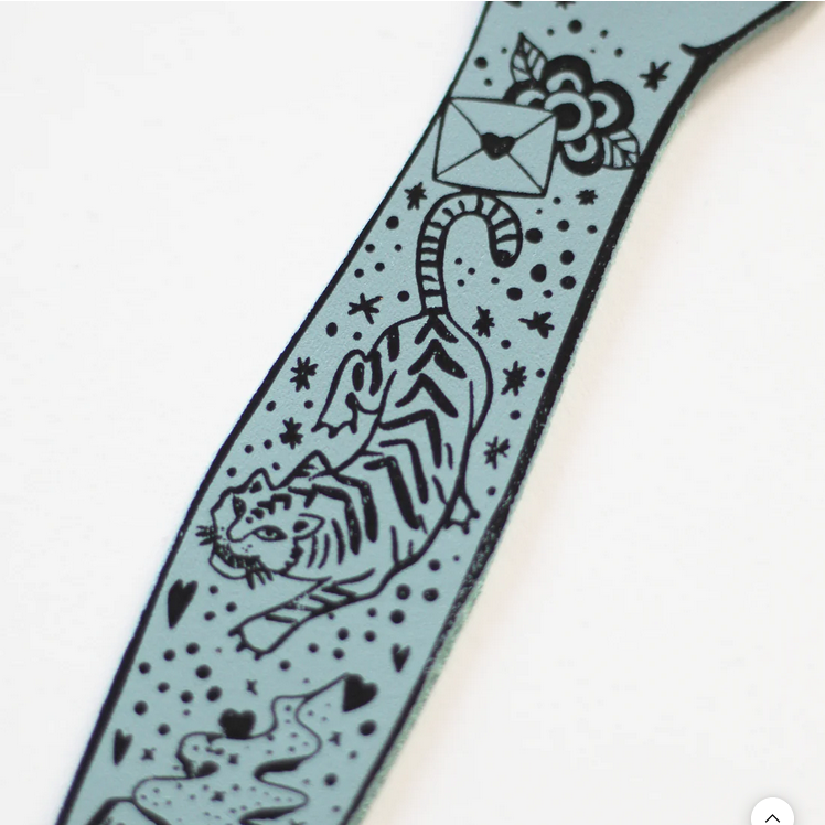 Tattooed Arm Bookmark - Heritage Blue