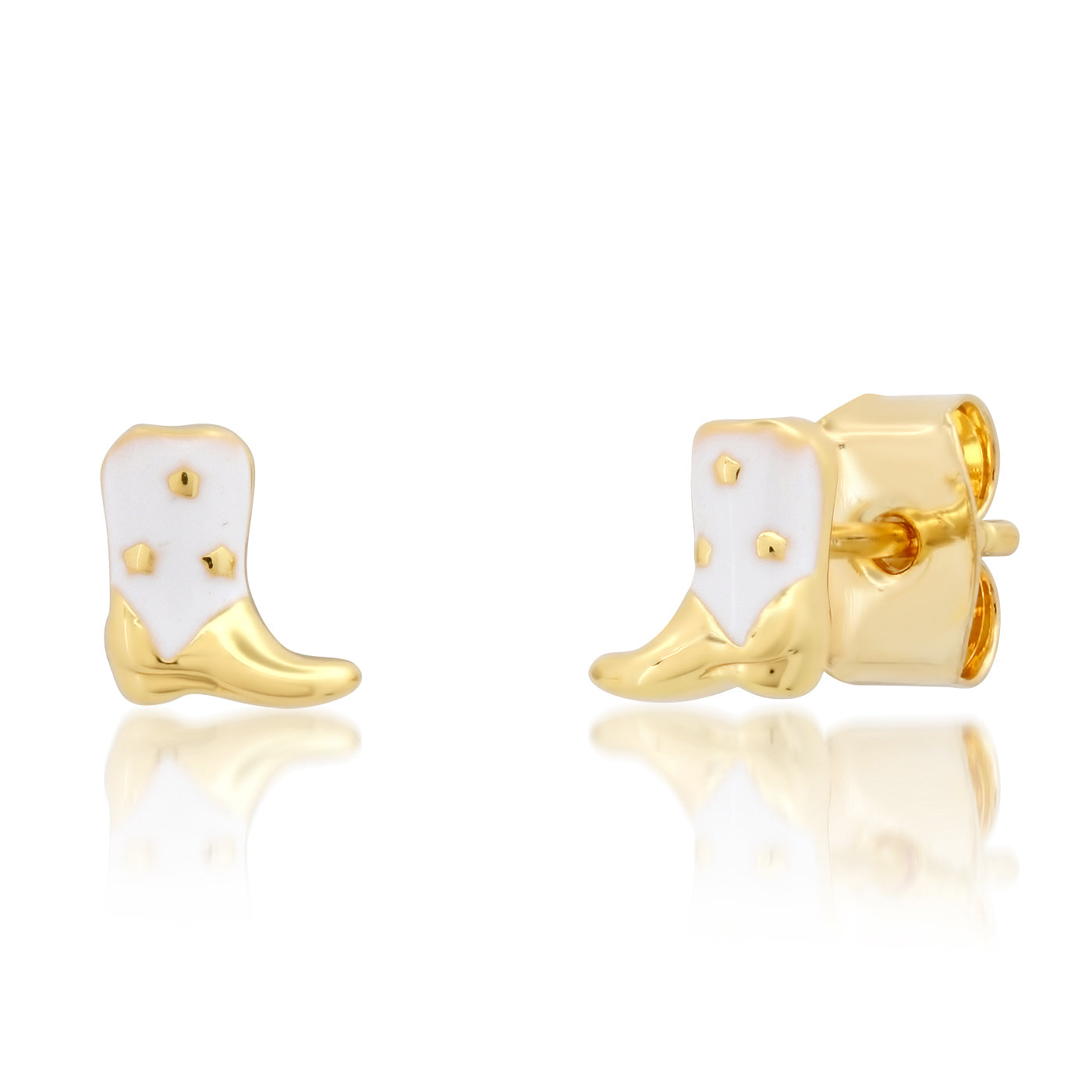 Enamel Cowboy Boot Studs Tai Jewelry