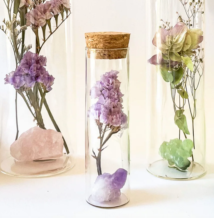 Earth Vessel With Crystals - Mini