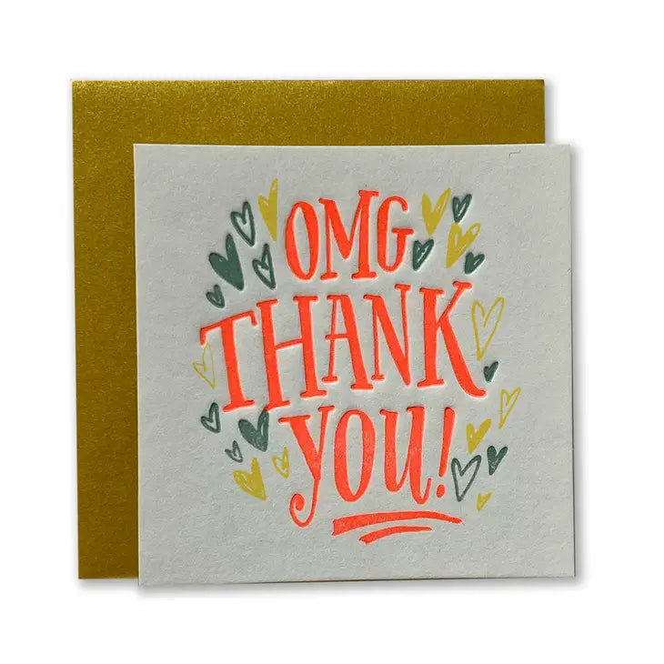 OMG Thank You Tiny Card