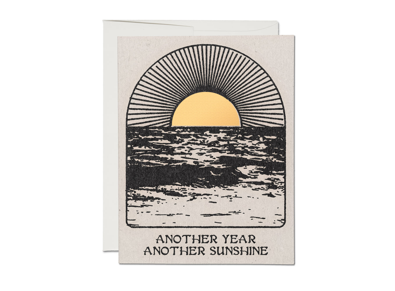 Another Year Foil Birthday Card Red Cap Cards