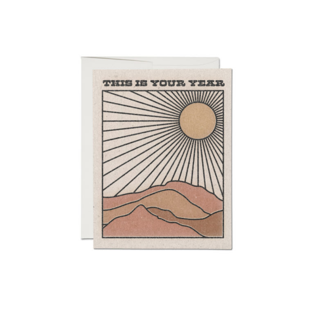 Your Year Greeting Card Red Cap Cards