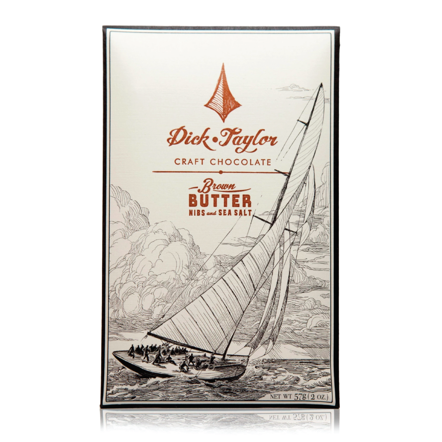 Brown Butter w/ Nibs & Sea Salt 73% Dark Chocolate