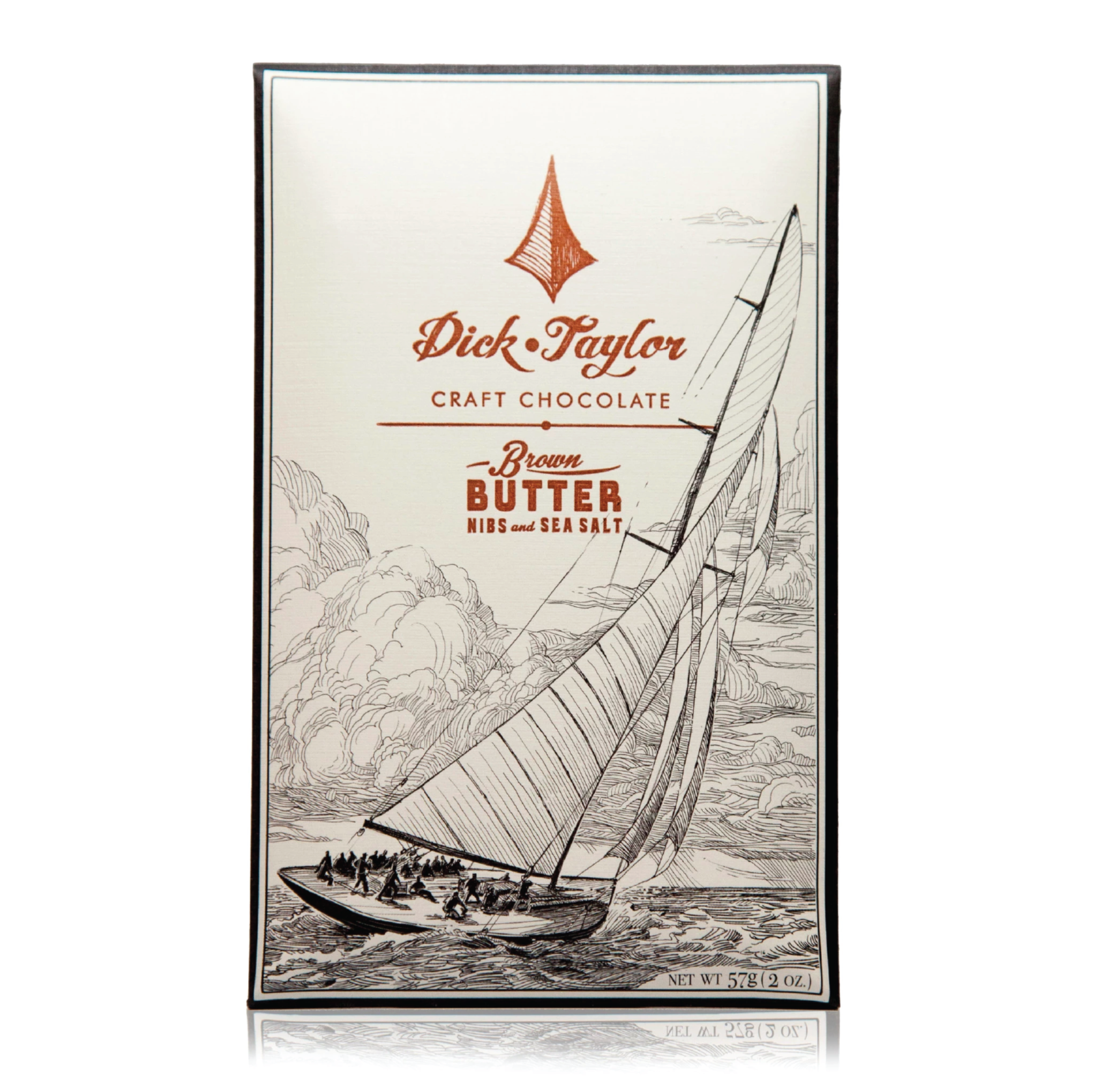 Brown Butter w/ Nibs & Sea Salt 73% Dark Chocolate