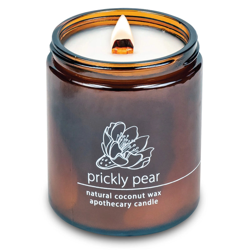 Organic Coconut Wax Candle with Wood Wick - 8 oz