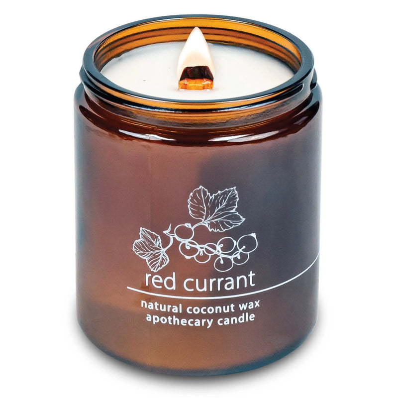 Organic Coconut Wax Candle with Wood Wick - 8 oz