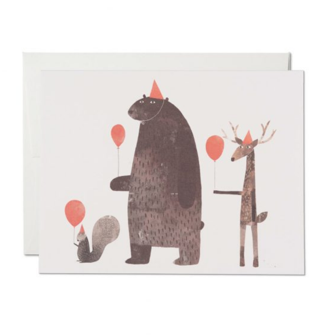 Party Animals Birthday Card Red Cap Cards