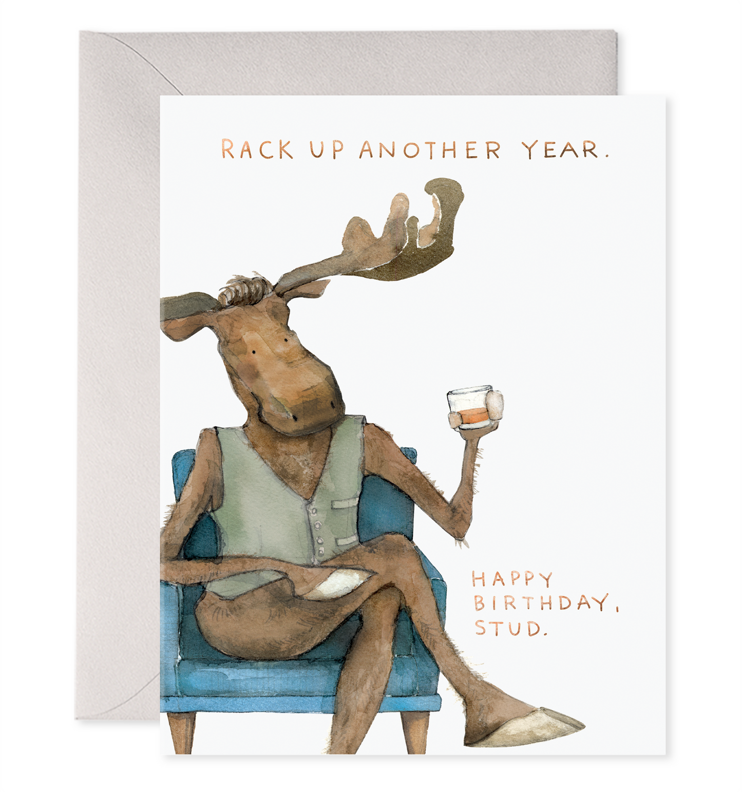 Harvey Moose Esq Birthday Card