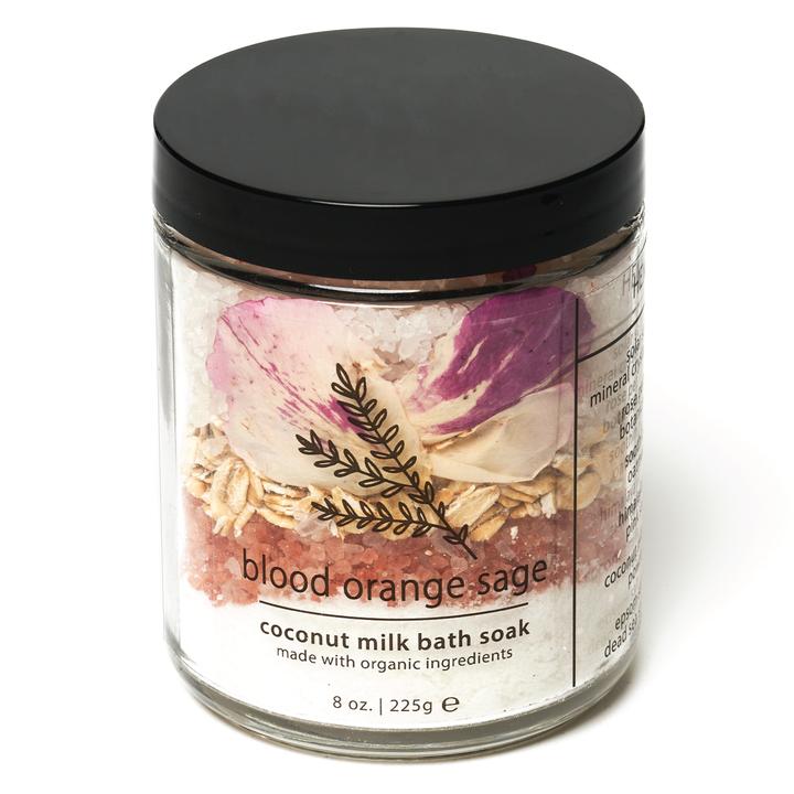 Coconut Milk Bath Soak - Blood Orange Sage Hemlock Park