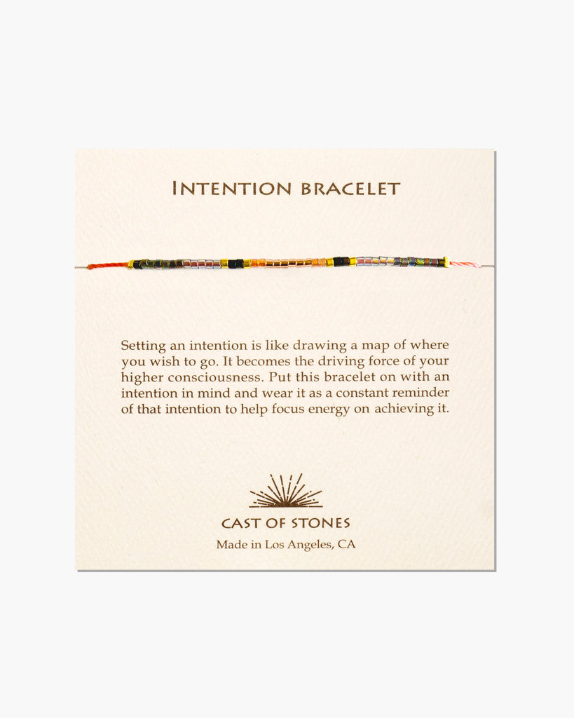 Intention Bracelet - Pink Champagne Cast of Stones