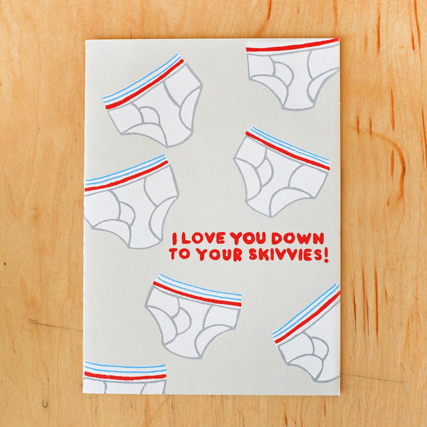 Love Undies Greeting Card