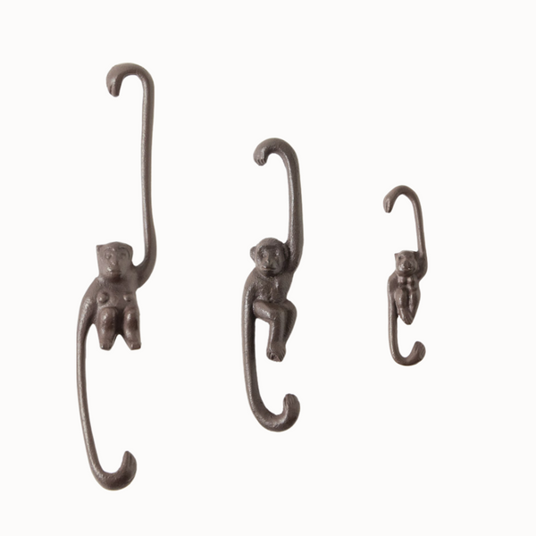 Cast Iron Monkey Hook