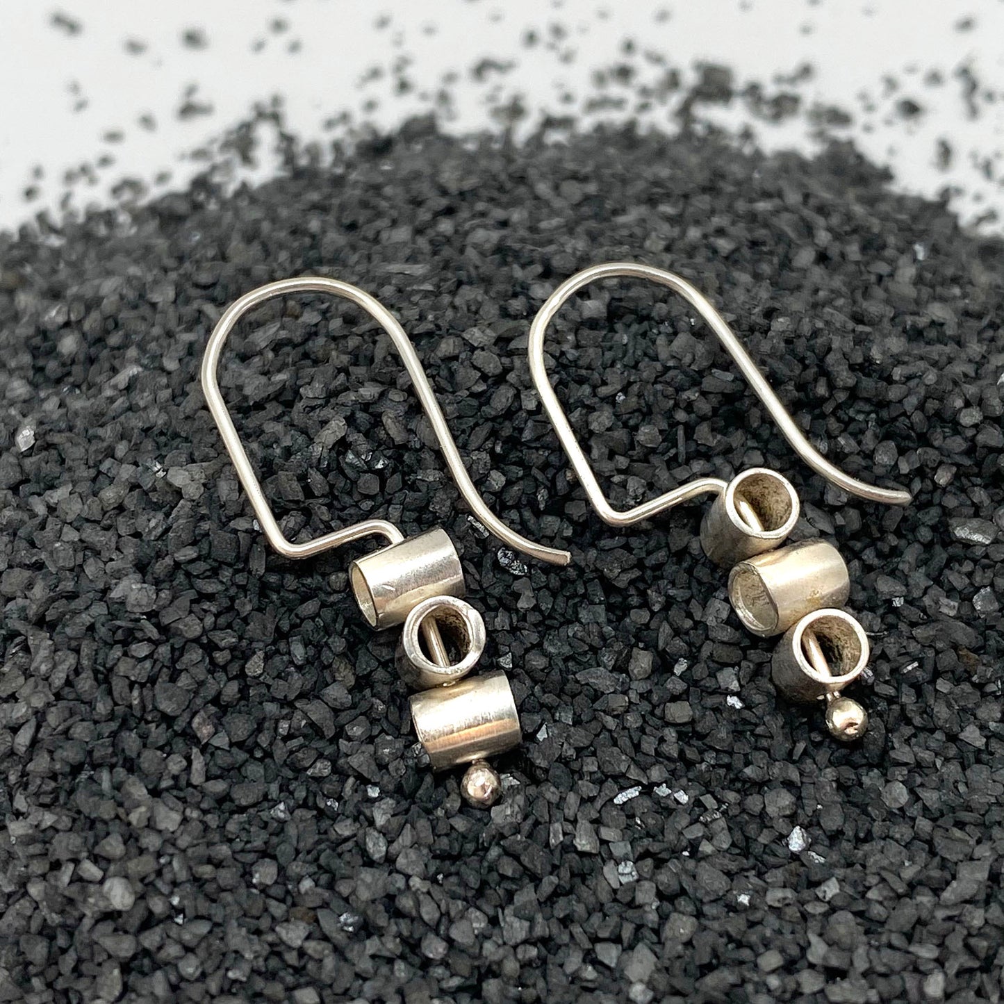 Small Sterling Pivot Earring
