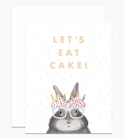 Let's Eat Cake *Gold Foil Card