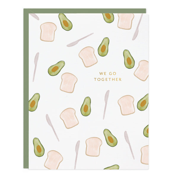 Avocado Toast Love Card