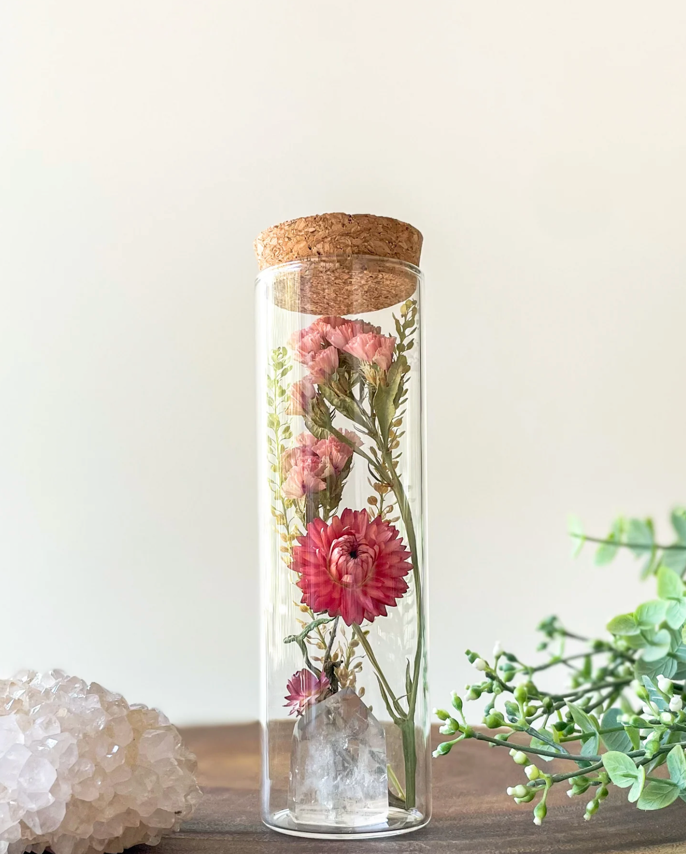 Earth Vessel With Crystals - Medium