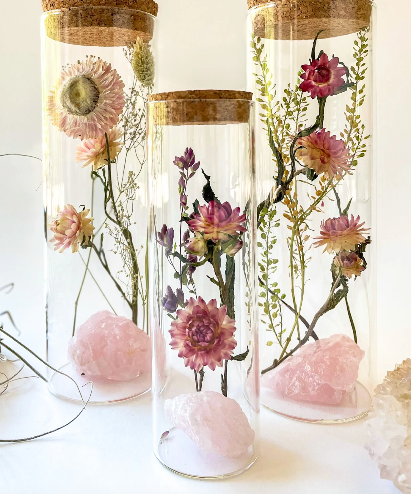 Earth Vessel With Crystals - Medium