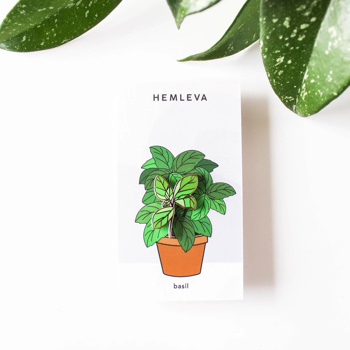 Basil Enamel Pin Hemleva
