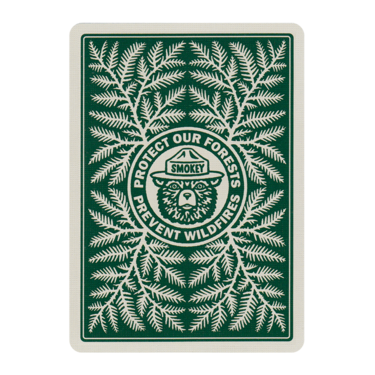 Load image 1 in gallery view. Smokey Bear Playing Cards Art of Play
