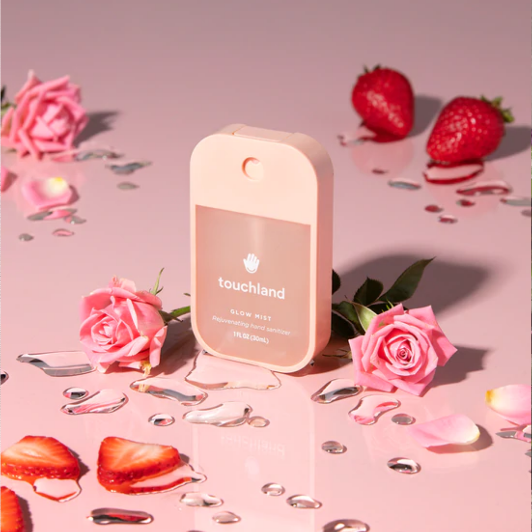 Glow Mist Rejuvenating Hand Sanitizer - Rosewater Touchland