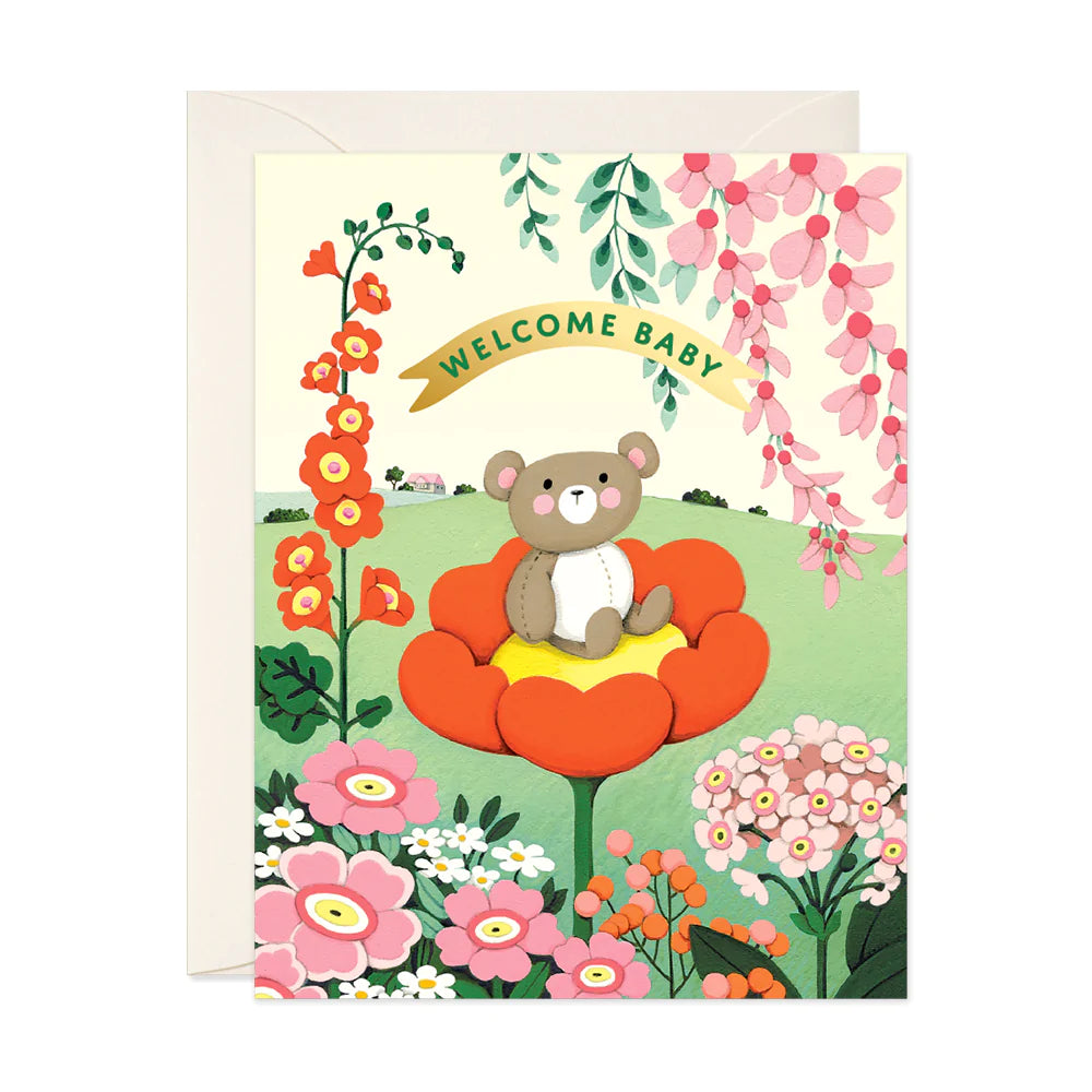 Teddy Bear Baby Card