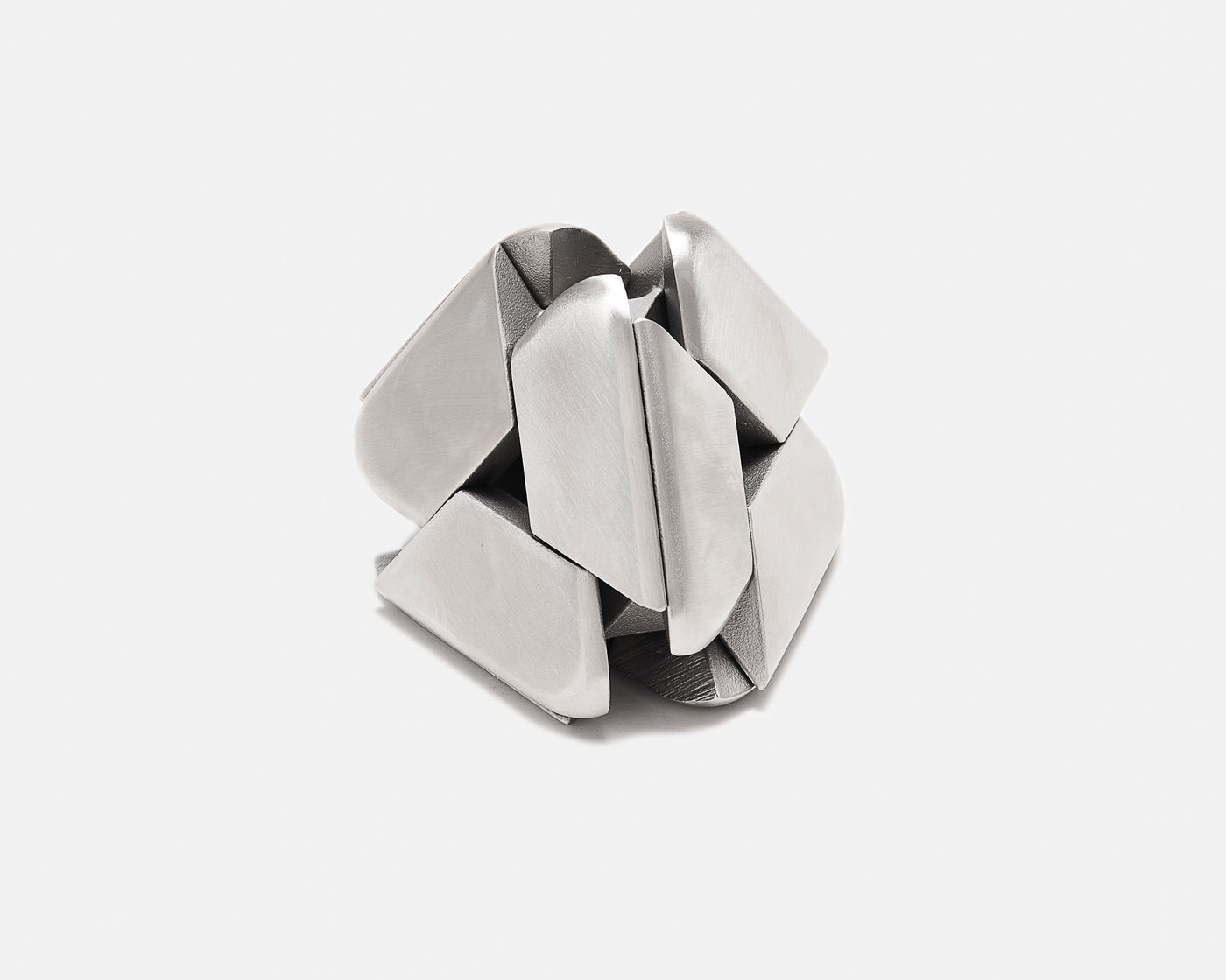 Tetra Puzzle in Stainless Steel Craighill
