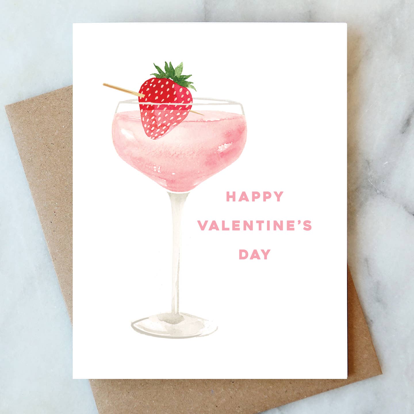 Valentine Cocktail Greeting Card