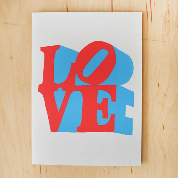 Love Statue Card