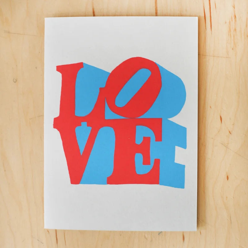 Love Statue Card