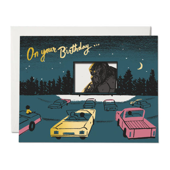 King Kong Bday French Fold Card