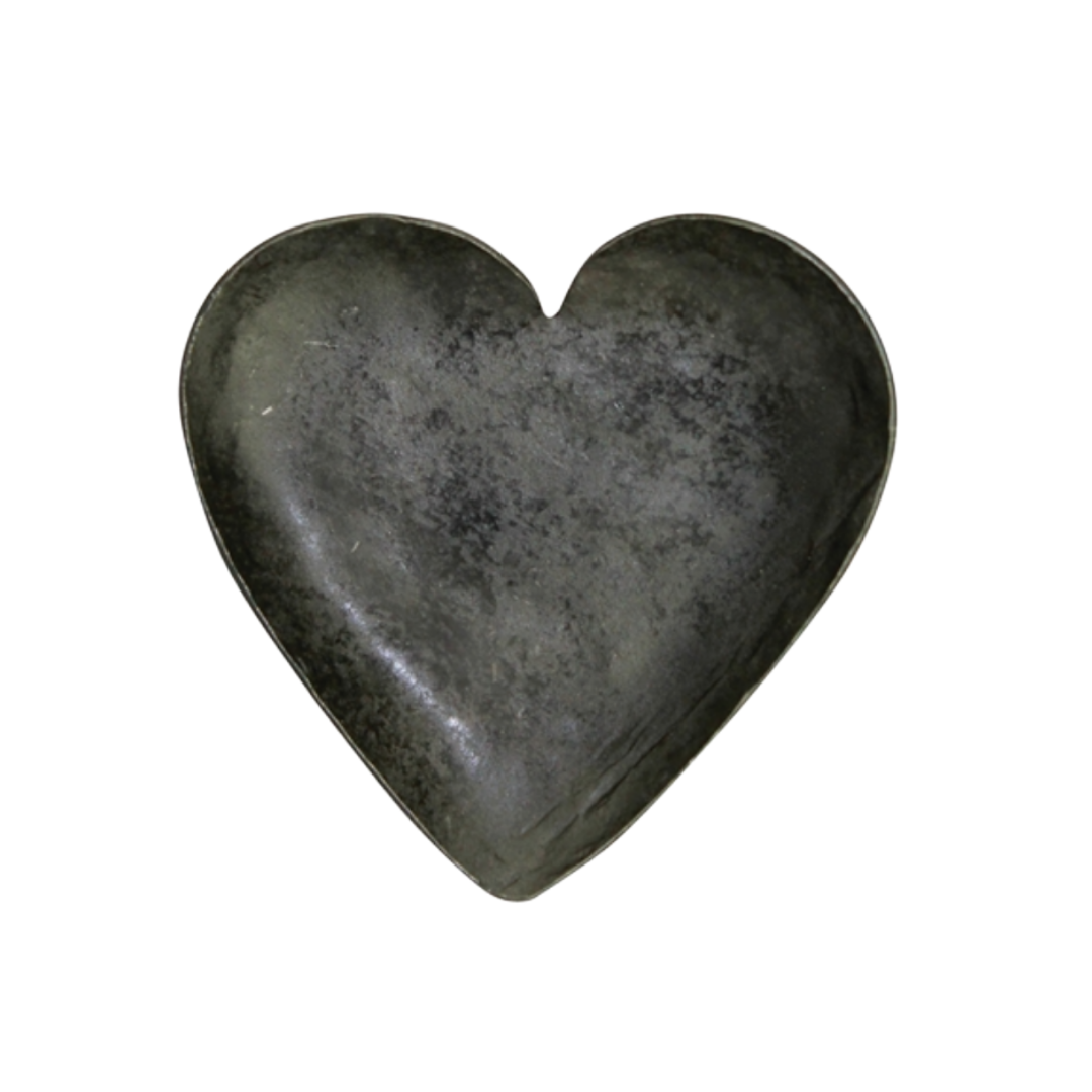 Forged Iron Heart Tray - Black Homart
